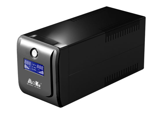 AoKu Line UPS التفاعلي V-1500 1500VA 900W الحالة البلاستيكية، LCD، موجة الجانب المعدل، 110V / 220V، 50Hz / 60Hz