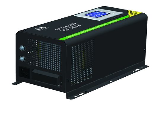 إنفرتر طاقة شمسية AoKu EP Solar - 2024، 24 فولت تيار مستمر، 2000 واط، موجة جيبية نقية مع مدخل تيار متردد، خارج الشبكة