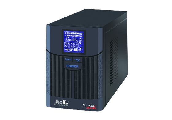 AoKu Line UPS التفاعلي SL-1K، 700W، حاوية معدنية، LCD، مخرج موجة الجانب السيني النقي