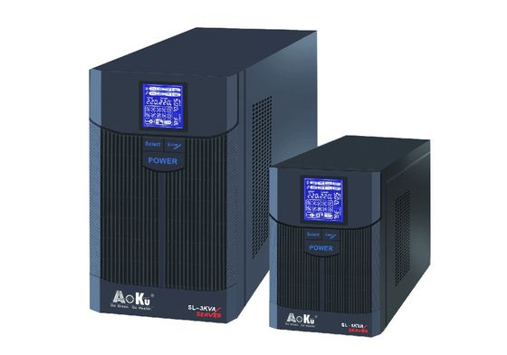 AoKu Line UPS التفاعلية SL-2K، 3K، 5K، Case المعدنية، LCD، Pure Sine Wave Output