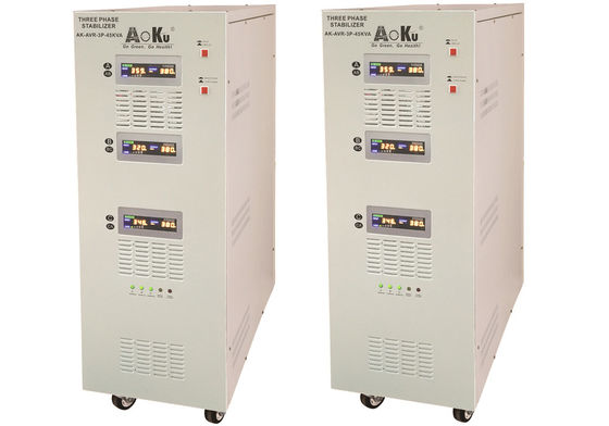 45KVA AVR موازنة التوتر الأوتوماتيكية الموازنة، ثلاثة مراحل محرك سيرفو الموازنة