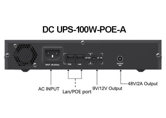 وحدة UPS صغيرة DC-100W POE-A 9V 12V 15V 24V 48V مع POE للراوتر والمودم وكاميرا المراقبة